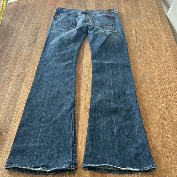 7 For All Mankind Bootcut Jeans, Size 28 - Picture 8 of 12